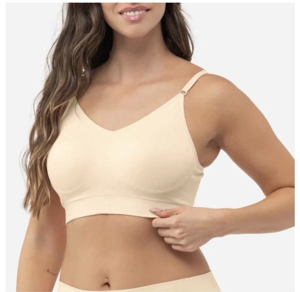 Underoutfit Full Coverage Comfort Shaping Wireless Bra Sand Beige 454 3XL New